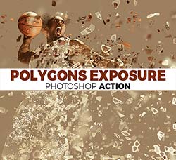 极品PS动作－多边形抽离(含高清视频教程)：Polygons Exposure